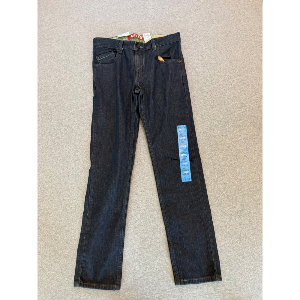 Levis Boys 511 Skinny Jeans Dark Wash Size 18 Regular 29x29 NWT